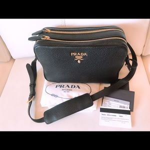 prada double compartment crossbody